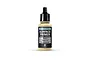 A 17ml bottle of Vallejo Surface Primer in Desert Tan color with a black dropper cap, set against a plain white background.