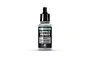 A 17ml bottle of Vallejo Surface Primer in USN Light Ghost Grey, featuring a black dropper cap and a label with product details.