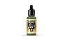 A 17ml bottle of Vallejo Model Air Light Green acrylic airbrush paint, featuring a black dropper cap and a label with the Model Air logo.