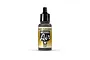 A 17ml bottle of Vallejo Model Air Dark Green RLM71 acrylic airbrush paint with a black dropper cap, centered against a white background.