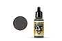 A 17ml bottle of Vallejo Model Air German Green acrylic airbrush paint with a black dropper cap and a yellow and black label.