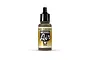 A 17ml bottle of Vallejo Model Air Dark Earth acrylic paint with a black dropper cap, centered against a plain white background.
