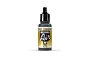 A 17ml bottle of Vallejo Model Air Dark Gray Blue acrylic airbrush paint, featuring a black dropper cap and a yellow and black label.