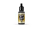 A 17ml bottle of Vallejo Model Air Panzer Dark Gray acrylic airbrush paint, featuring a black dropper cap and a gold and black label.