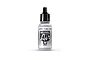 A 17ml bottle of Vallejo Model Air Steel acrylic airbrush paint, featuring a black dropper cap and a label with the product name and code 71.065.