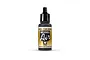 A 17ml bottle of Vallejo Model Air Signal Blue acrylic airbrush paint, featuring a black dropper cap and a gold and black label.