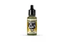 A 17ml bottle of Vallejo Model Air US Light Green acrylic airbrush paint, featuring a black dropper cap and a label with gold and black branding.