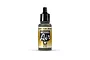 A 17ml bottle of Vallejo Model Air Bronze Green acrylic paint, featuring a black dropper cap and a label with the Model Air logo.