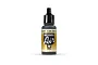 A 17ml bottle of Vallejo Model Air AMT-12 Dark Grey acrylic airbrush paint with a black dropper cap against a white background.