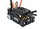 Castle Creations Mamba Micro X2 electronic speed controller with black casing, gold heatsink, and labeled motor wire ports A, B, and C.