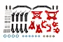 Traxxas Red Extreme Heavy Duty Upgrade Kit 9080R