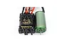 Castle Creations Mamba Micro X2 ESC and green sensored motor combo on a white background.