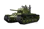Trumpeter 1/35 KV-1 1942 Simplified Turret Tank w/ Tank Crew Scaled Plastic Model Kit 09597