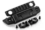 HSP RC front bumper and light stand set, including a black plastic bumper, grille insert, and mounting brackets on a white background.