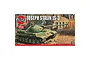 Airfix 1/76 scale Joseph Stalin JS-3 Russian tank plastic model kit box art showing a green tank in a war-torn city setting.