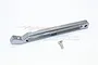 A grey aluminium centre rear chassis brace by GPM Racing with a single flat-head screw on a white background.
