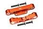 GPM Orange Aluminium ARRMA Kraton, Typhon & Outcast Rear Lower Suspension Arm Pin Brace MAK009-OR