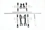 GPM Racing stainless steel sway bar kit including bars, black aluminum arms, turnbuckles, screws, and a small drill bit on a white background.