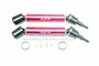 GPM Red Steel & Aluminium Universal CVD Drive Shafts 2Pcs MAB108FRS-R