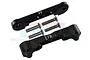 GPM Black Aluminium Front Lower Suspension Mounts 2Pcs MAK008-BK