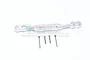 GPM Silver Aluminium Front or Rear Body Post Stabiliser w/ Hardware MAI201F/RB-S