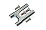 GPM Grey Silver Aluminium Centre Differential Mount w/ Hardware MAK017A-GS