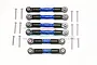 GPM Blue Stainless Steel ARRMA Granite 4x4 Complete Turnbuckle Set 6Pcs Set w/ Hardware MAG160-B-BEBK