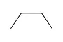 A black metal RC car front sway bar wire with four small identification marks in the center, isolated on a white background.