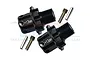 GPM Black Aluminium +13mm Wheel Hex Adapters 2Pcs SLE010/+13MM-BK