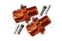 GPM Orange Aluminium +13mm Wheel Hex Adapters 2Pcs SLE010/+13MM-OR