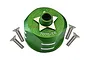GPM Green Aluminium Front/Rear Differential Case SLE011-G