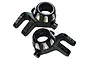 GPM Black Aluminium Steering Hubs 2Pcs SLE021-BK