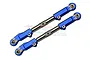 GPM Blue Aluminium & Stainless Steel Front Upper Arm Tie Rods 2Pcs SLE057S-B