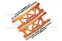 GPM Orange Aluminium Rear Suspension Arm SLE056-OR