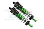 GPM Green Aluminium Front Piggyback Shocks 128mm SLE128F/L-G-BK