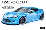 MST RMX 2.0 86RB RC Drift Car Electric Brushless 2WD 1/10 Scale RTR - Light Blue 533721LB