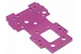 HPI Savage Purple 2.5mm Aluminium Bulkhead Lower Plate 86067