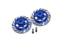 GPM Aluminium 12mm Brake Disc Wheel Hexes 2Pcs - Blue RBX010-B