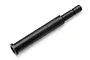 A black metal servo saver shaft for HPI RC cars, featuring a stepped cylindrical design with a flanged end.