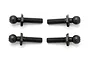 Four black metal ball studs for HPI Sprint 2 RC cars, arranged in a grid on a white background.