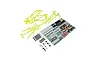 Kyosho Javelin Yellow Body Roll Cage Set w/ Hardware & Decals OTB247Y