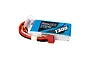 Gens Ace 7.4V 1300mAh 45C LiPo battery pack with a red Deans connector and a white balance plug, shown against a white background.