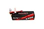 Gens Ace 11.1V 5300mAh 60C hard case LiPo battery with Deans connector and balance lead against a white background.