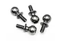 Four HPI Racing 6.8x16mm ball screws for RC vehicles, shown on a white background.