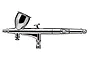 Iwata HP.CH Hi-Line Gravity Fed Dual Action Airbrush w/ Mac Valve - 0.3mm HP-CH