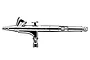 Iwata HP.BP High Precision Gravity Fed Dual Action Airbrush - 0.2mm HP.BP