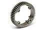 A 48-tooth steel differential gear for HPI Baja RC vehicles, shown in a studio setting.