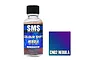A 30ml bottle of SMS Colour Shift Nebula paint next to a colour swatch showing a cyan to purple gradient.