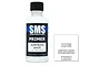 A 50ml bottle of SMS Primer Surfacer White model paint with a black cap and a label featuring the SMS logo and product details.