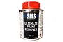 A 250ml tin of Scale Modellers Supply Ultimate Paint Remover with a bright red plastic cap and black label.